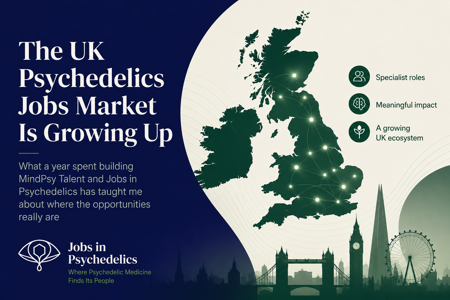 The UK Psychedelic Jobs Market Is Growing Up